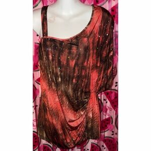 ❤️ Dots One-Shoulder Sequin Blouse